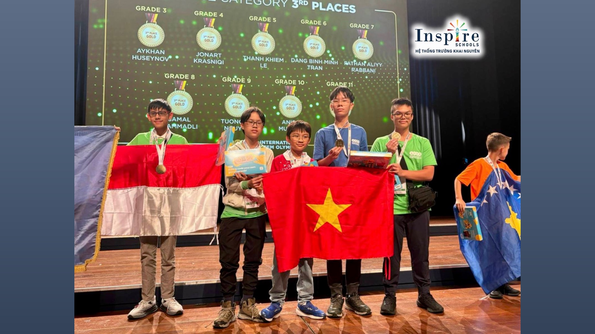 Inspirers giành Huy chương Vàng Thế giới tại vòng Grand Final Olympic ...